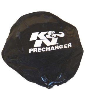 Yamaha YFZ350 Banshee Air Filter Wrap - K&N Engineering - PreCharger - Black - `87-`02